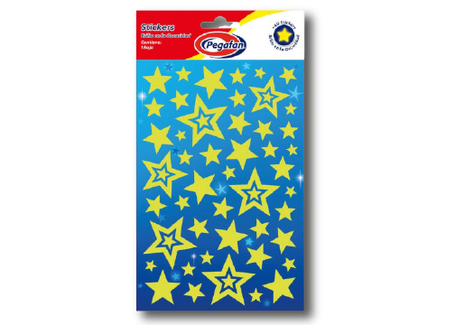 ETIQUETA ESCOLAR PUA1037V ESTRELLAS